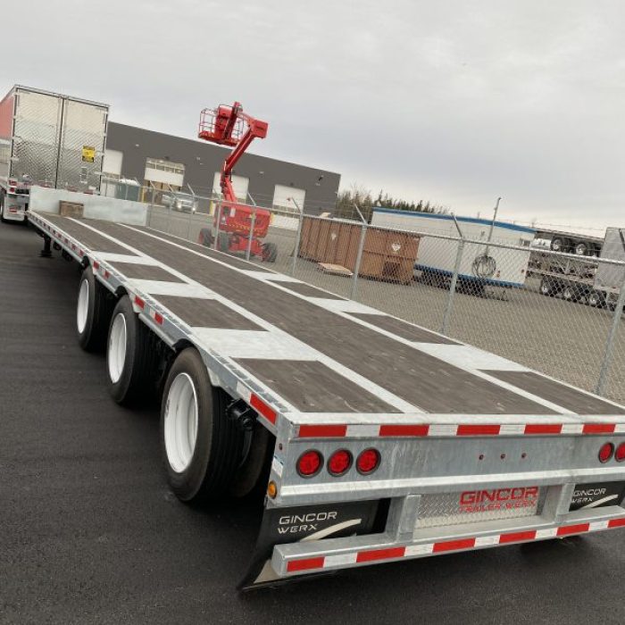 NEW Gincor Galvanized Step Deck Trailers (4)