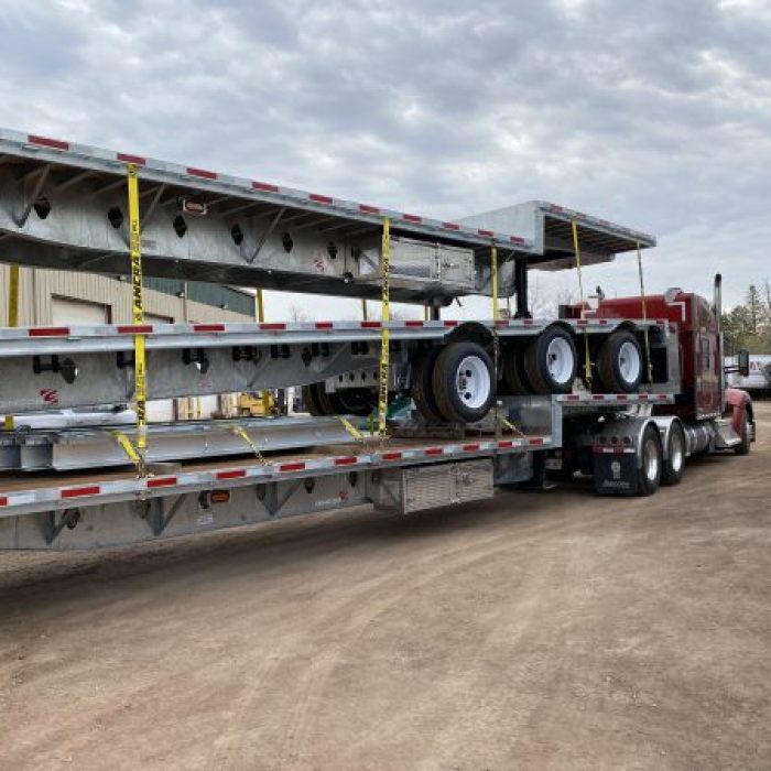 NEW Gincor Galvanized Step Deck Trailers (5)