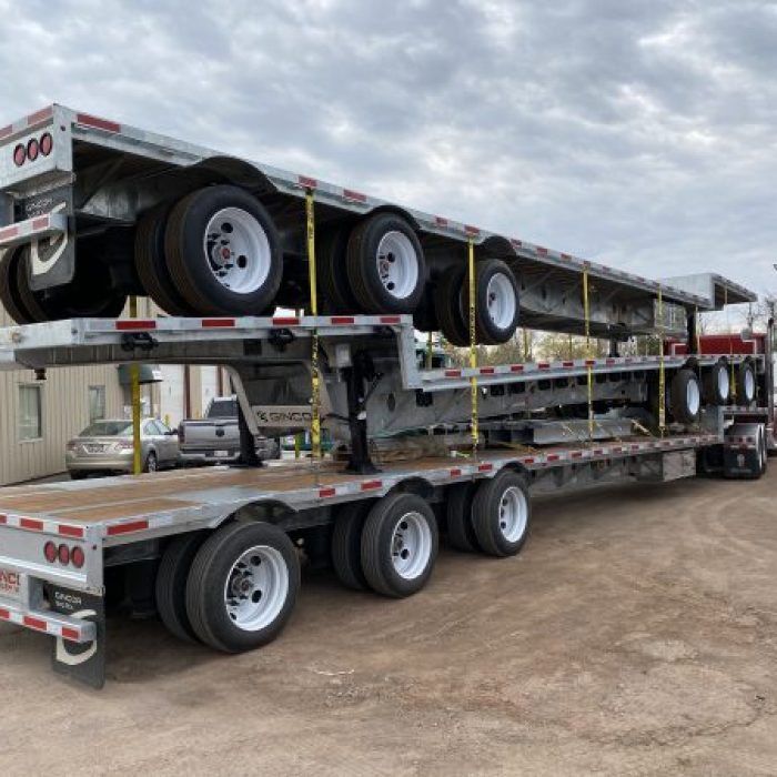 NEW Gincor Galvanized Step Deck Trailers (6)