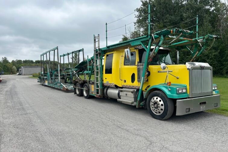 2012 Western Star 4900 Cummins Manual & 2013 Cottrell CX-11HCS & 3-Car Head Ramp (1)