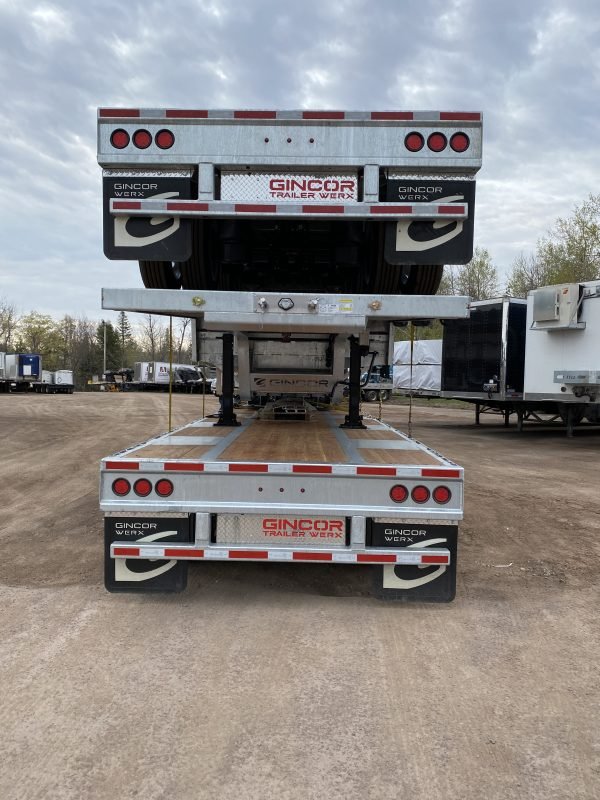 NEW Gincor Galvanized Step Deck Trailers (2)