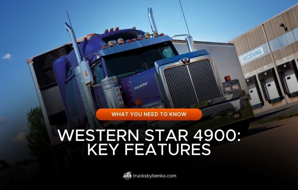 western star 4900 features